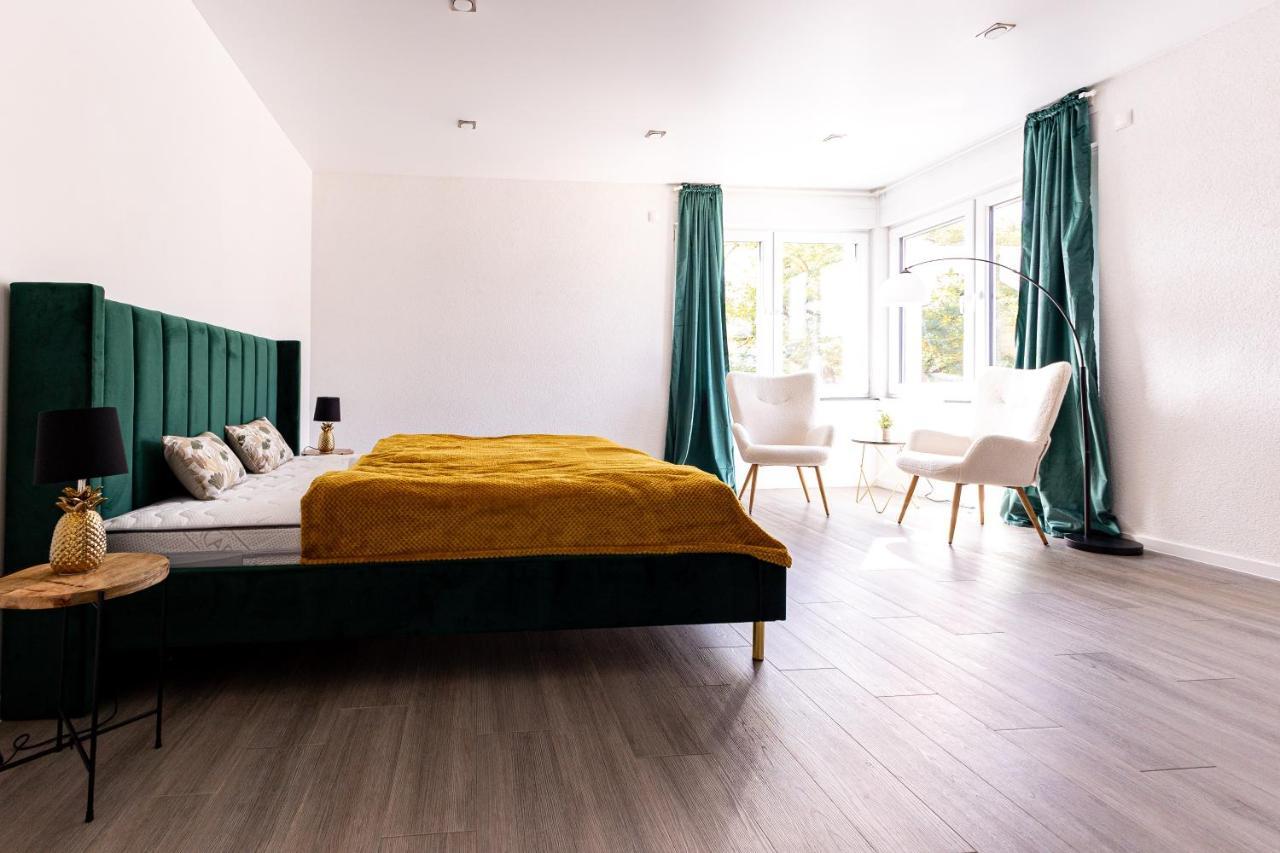 Design Apartment Zentral Fuer 6 In Andernach: Ausblick, Wifi, Kueche Bagian luar foto